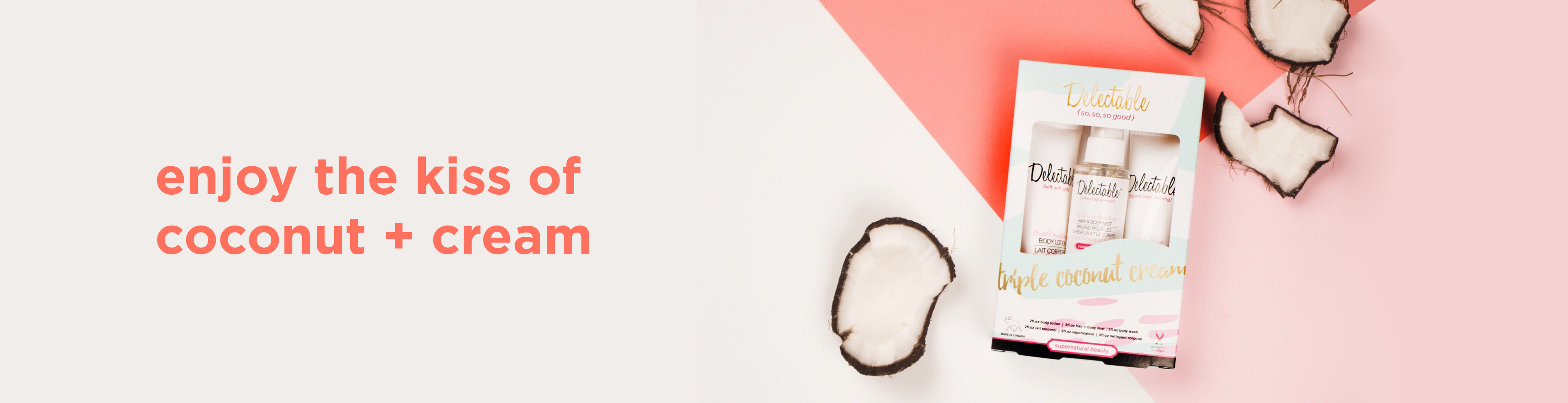 Cake Coconut Scented Products | Bubble Bath, Lotions & Hand Cream